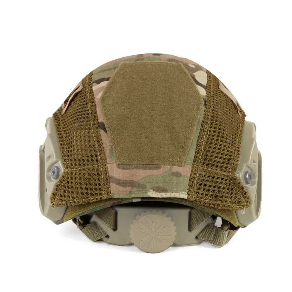 Cubierta de casco de camuflaje táctico para circunferencia rápida de la cabeza MH PJ BJ 52-60cm accesorios para casco militar Airsoft - imagen 3