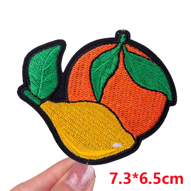 Parche de dibujos animados DIY, parches bordados de comida/bebida para ropa de niños, apliques de costura, parches para planchar para ropa, parche para pastel y Pizza - imagen 4