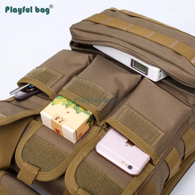 Bolsa de mensajero al aire libre para hombre, bolso de moda para ordenador portátil, cruzado, para deporte al aire libre, impermeable, para acampar, viaje, AVA130 - imagen 4