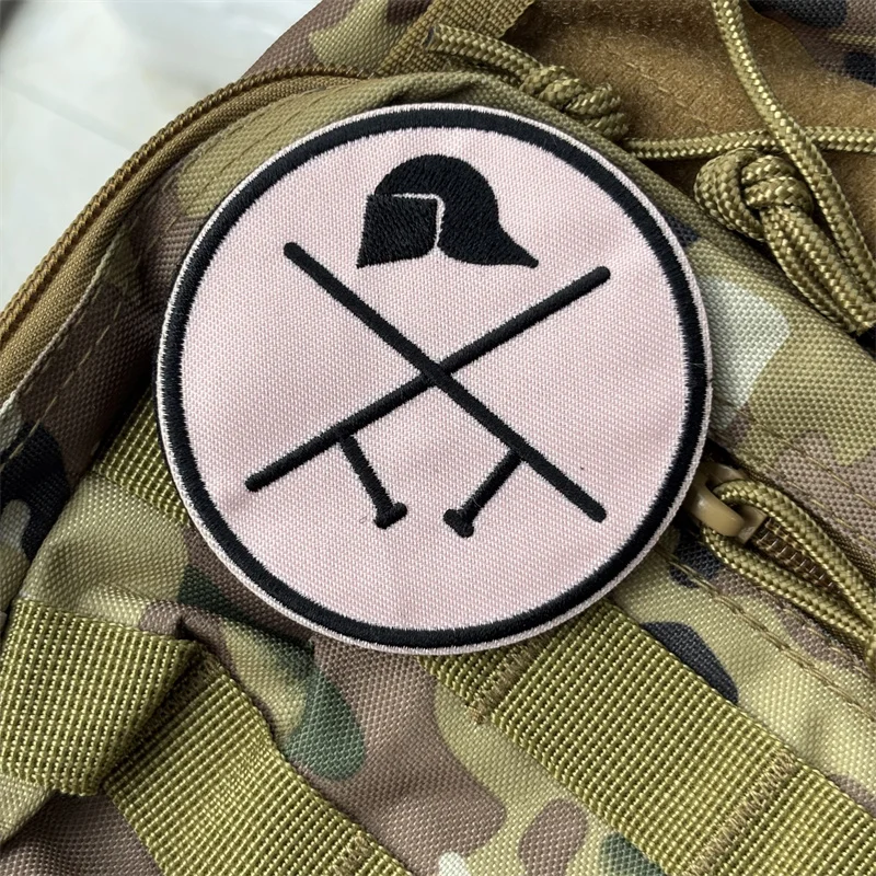 Parche bordado táctico para ropa, parches de gancho y bucle, pegatinas para mochila - imagen 3