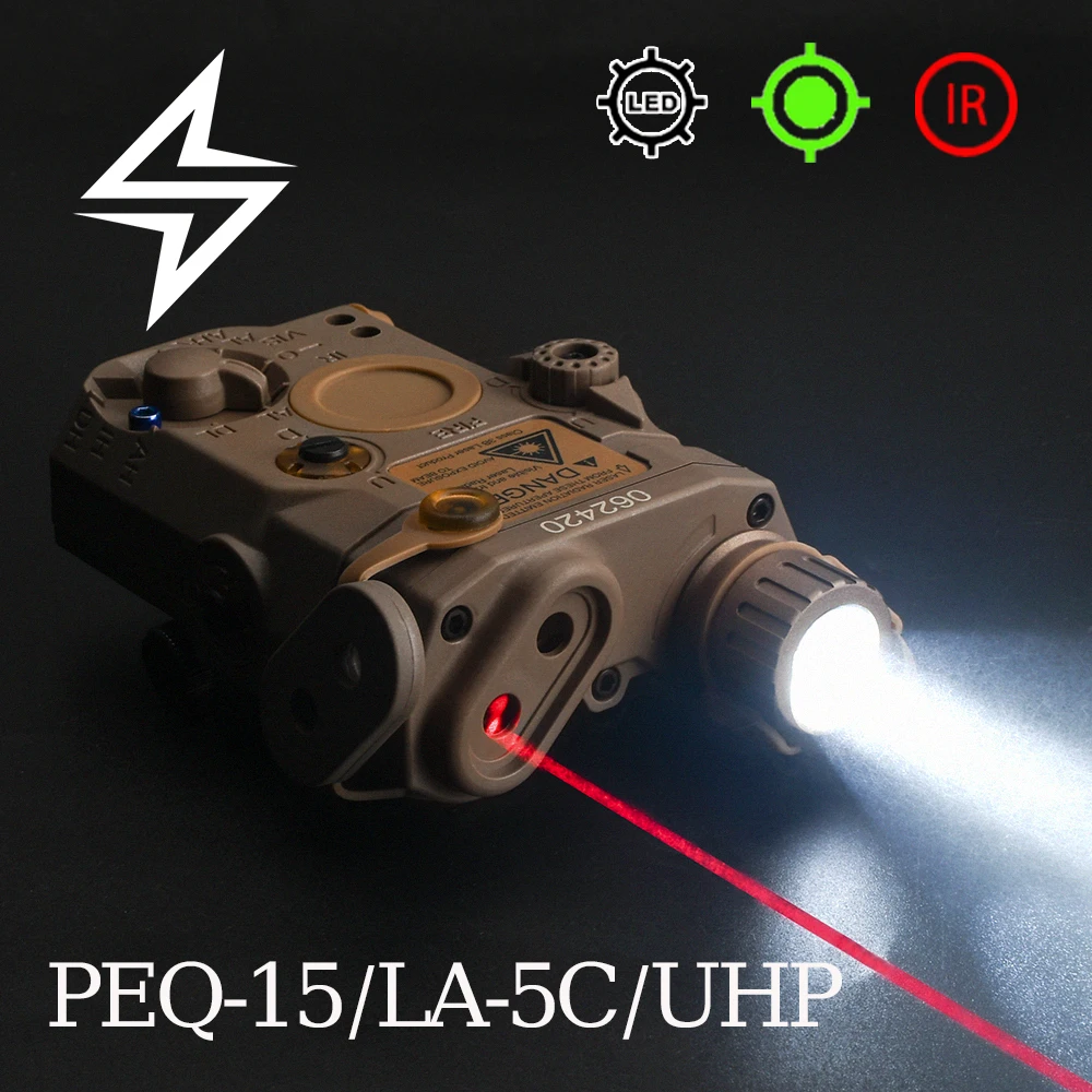 WADSN PEQ-15 Láser punto rojo IR para mira táctica airsoft - imagen 3