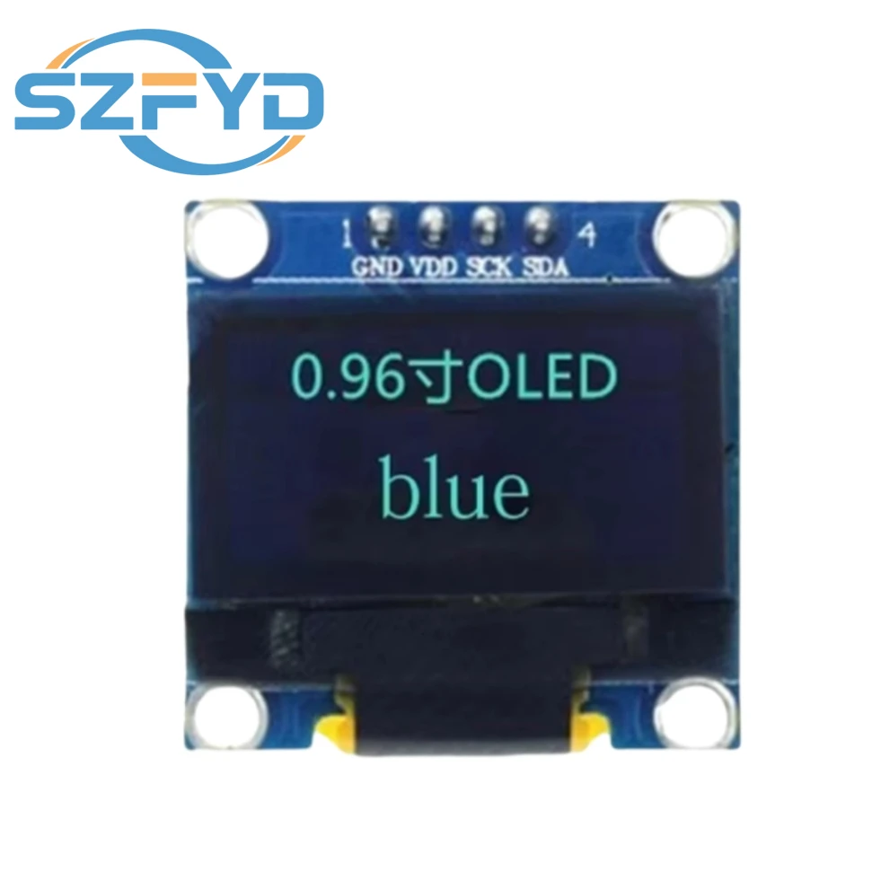Módulo de pantalla OLED IIC Serial amarillo azul blanco de 0,96 pulgadas 128X64 I2C SSD1306 12864 LCD GND VCC SCL SDA 0,96 "para Arduino - imagen 3