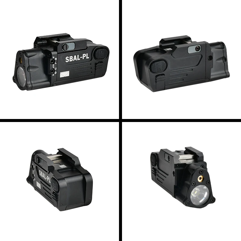 WADSN-linterna láser táctica SBAL PL, lámpara láser roja y verde, luz de explorador Airsoft CNC de Metal, equipo de caza al aire libre apto para riel de 20mm - imagen 2