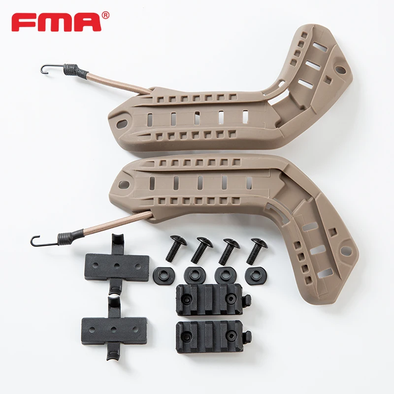 FMA ARC Rails - FAST XP & HC casco táctico de protección personal de corte alto, accesorios de Riel lateral - imagen 4