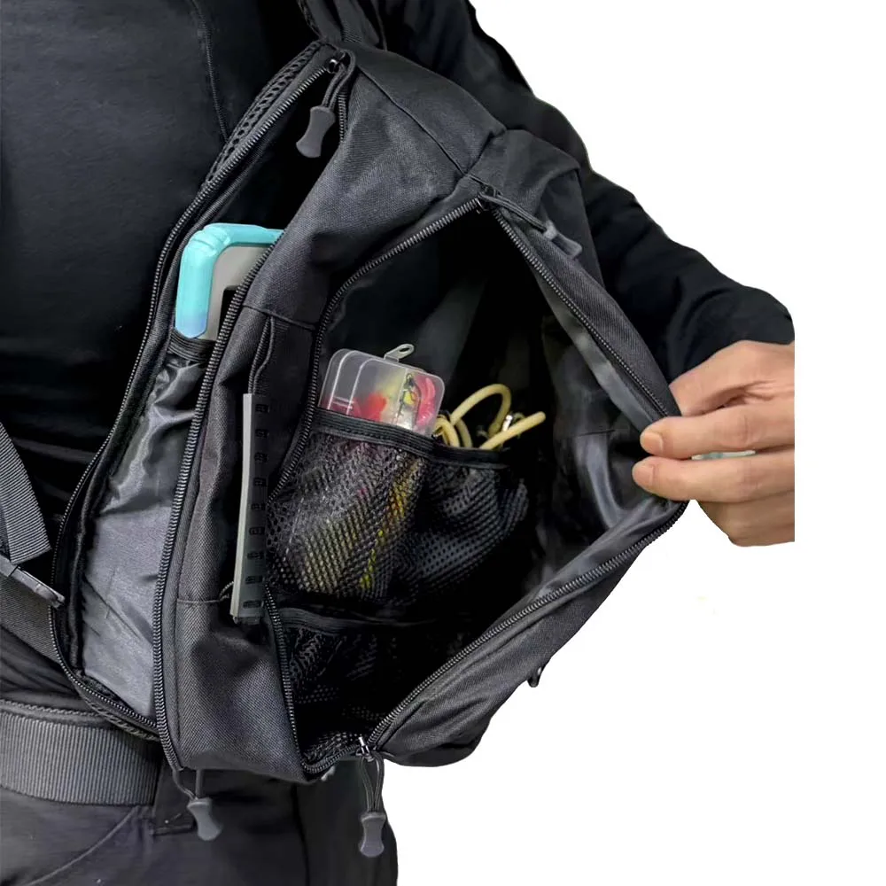 Bolso táctico portabotellas MOLLE ripstop camuflaje - imagen 3