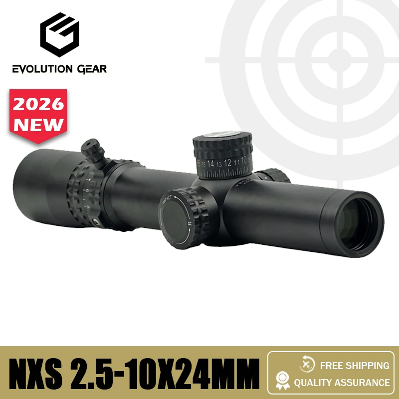 Evolution Gear NXS Mira telescópica SFP MIL para caza ultraligera - imagen 4
