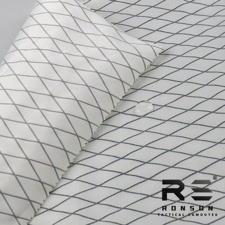 Tejido simple de nailon 210D, tejido a cuadros de nailon, x-pac compuesto de alta resistencia, resistente al agua, equipaje táctico, telas de equipo de caza - imagen 3