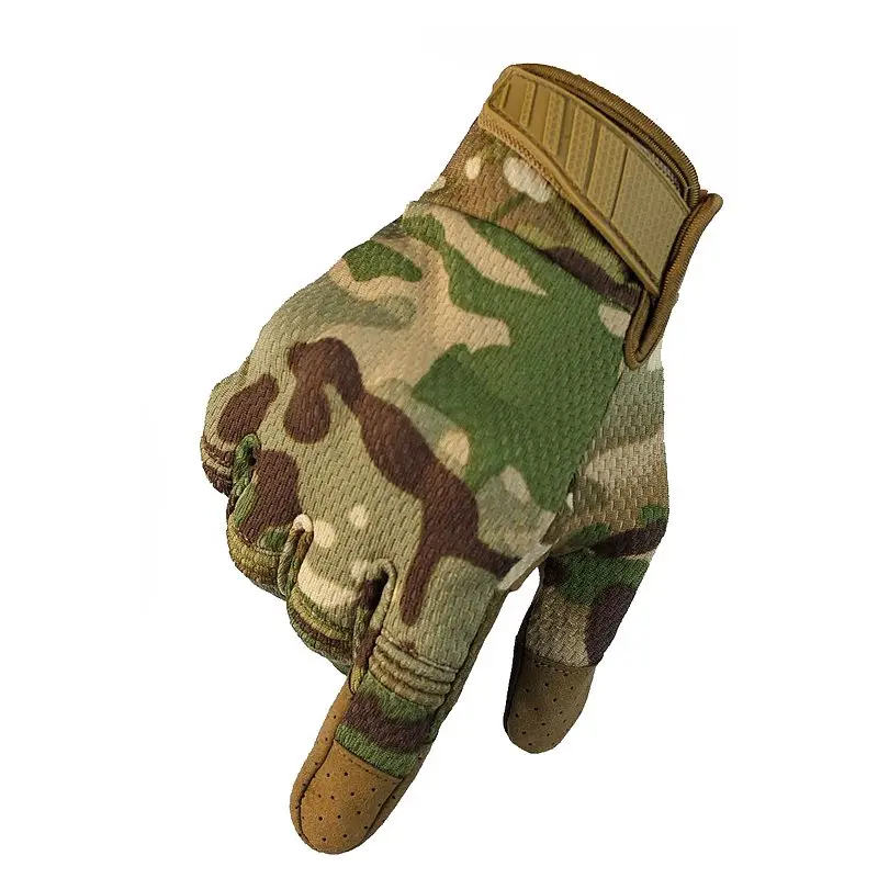 Guantes tácticos para exteriores, manoplas cálidas a prueba de viento, impermeables, para tiro, Airsoft, combate, caza, senderismo, ejército, dedo completo, las cuatro estaciones - imagen 2