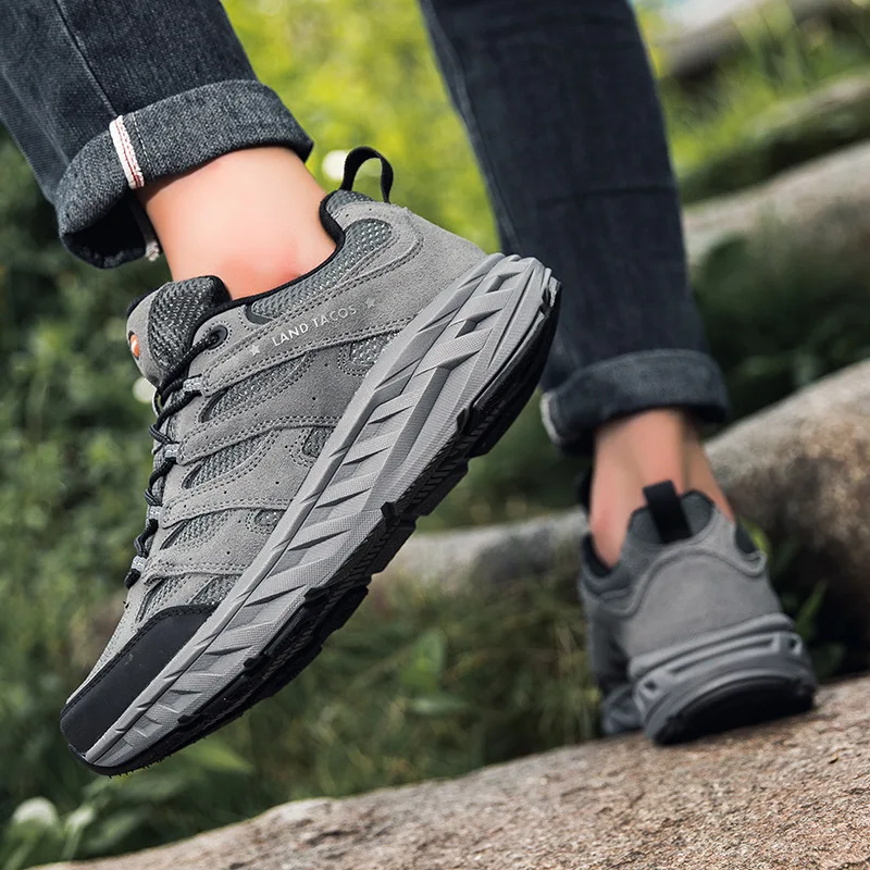 Zapatos de senderismo MERRTO para hombre, zapatos de escalada para deportes al aire libre, botas de caza transpirables, zapatillas de Trekking cálidas para mujer, botas tácticas al tobillo - imagen 2