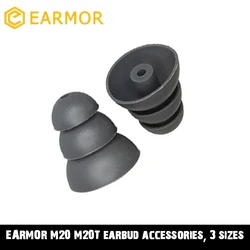 EARMOR Accesorios de silicona con forma de árbol de Navidad para cubiertas de auriculares intrauditivos de silicona de tres capas M20 y M20T