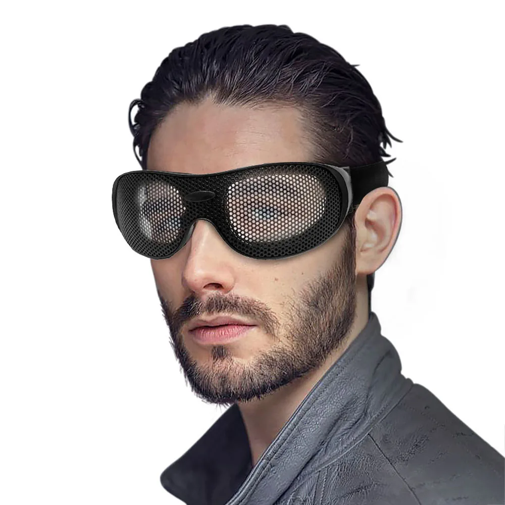 Gafas Airsoft, gafas de seguridad de malla de alambre, gafas de malla transpirables resistentes a los golpes, gafas para juegos al aire libre, tiro CS - imagen 4