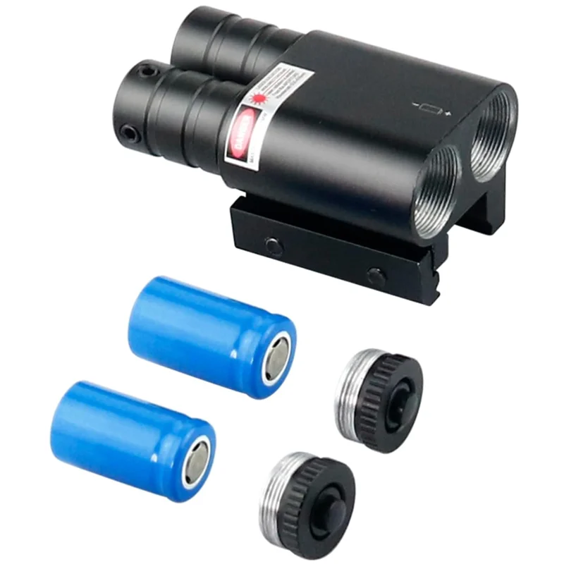 Linterna de punto rojo para caza, Combo de luz láser, 20mm, montaje en Riel, táctica, compacta - imagen 3