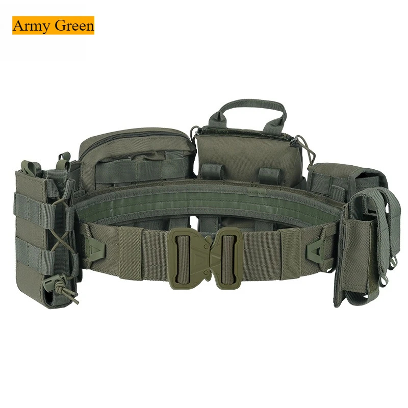 Cinturón táctico MOLLE – Bolsas para radio, médico y munición - imagen 2