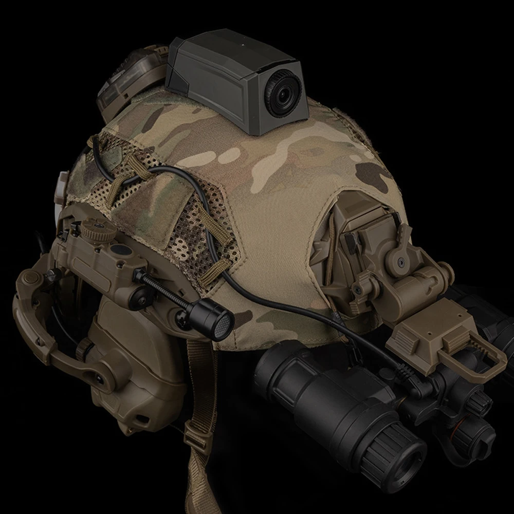 Luz táctica casco Airsoft con modos RGB y IR - imagen 5