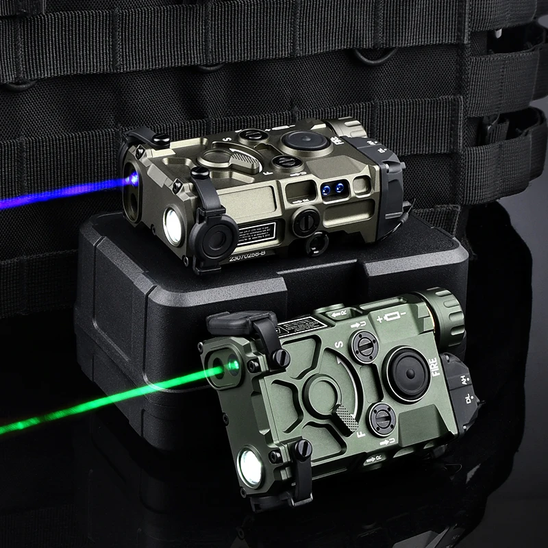 WADSN-luz estroboscópica de Metal OGL, láser rojo, verde, azul, punto IR, blanco, M300, M600, linterna, lámpara de caza, accesorios para Airsoft - imagen 4