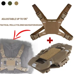Arnés táctico MOLLE plegable con panel administrador para airsoft