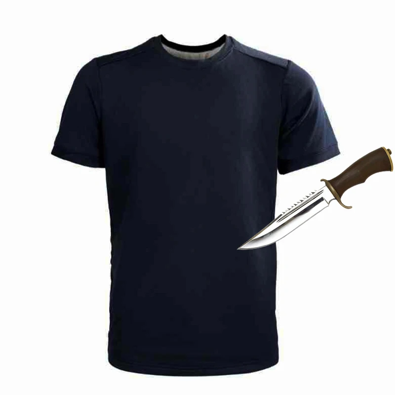 Eu Leve 4 USA A6 Anti cuchillo autodefensa MT800 camiseta a prueba de puñaladas seguridad resistente a golpes protección corporal logotipo personalizado - imagen 5