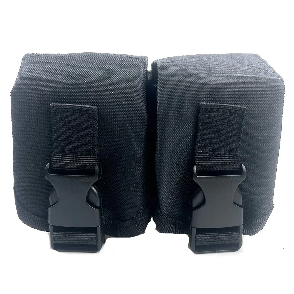Bolsa táctica de doble granada Molle, Mini bolsa Mag de liberación rápida, bolsa para revistas de Paintball estilo M67 LBT - imagen 2