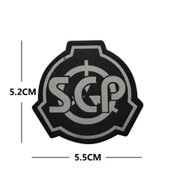 SCP Parche bordado reflectante IR para brazalete táctico militar