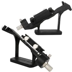 Plantilla de flecha de tiro con arco, pluma de flecha artesanal, Metal adhesivo ajustable para arco recurvo, arco compuesto, flecha, paletas de flecha DIY, herramienta adhesiva