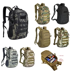 Mochila de Montañismo y senderismo al aire libre para hombre, mochila ligera de nailon impermeable para asalto táctico militar para caza