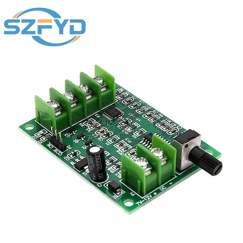 Placa controladora de controlador de Motor CC sin escobillas, 5V, 12V, con voltaje inverso, protección contra sobrecorriente para Motor de disco duro, cable 3/4 - imagen 4