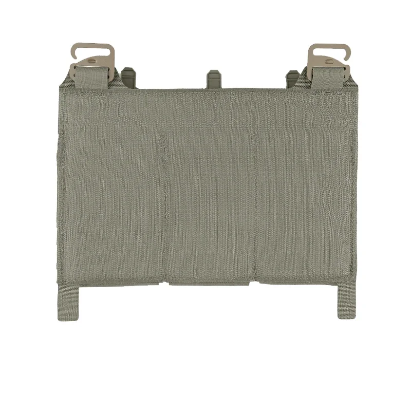 Bolsa táctica para revistas 5,56, chaleco, Panel en el pecho, conversión de expansión, bolsa portadora Triple Mag, bolsa de corte láser Molle - imagen 2