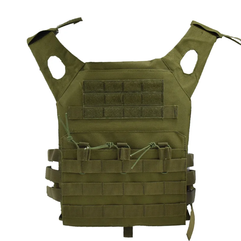 Chaleco de entrenamiento portátil ligero, chaleco táctico de nailon, armadura corporal, portador de caza, accesorios Airsoft, chalecos de camuflaje MOLLE de combate - imagen 5