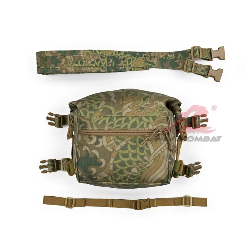 Bolsa de extremo de extensión colgante de pecho LBV con patrón de dragón para deportes al aire libre - imagen 2