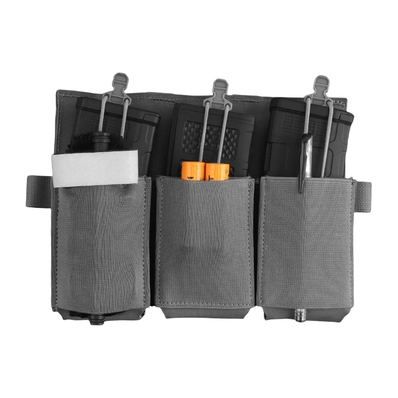 Portador magnético de triple rifle multiusos |   Portarrollos modular 3x AR |   Para la organización de equipos de supervivencia - imagen 5