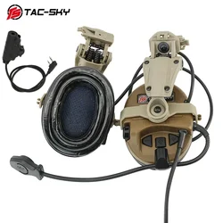 TS TAC-SKY TAC201 soporte de montaje táctico en riel para auriculares