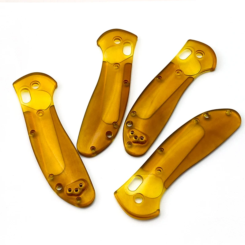Cuchillo plegable hecho a medida, parches de básculas con mango Ultem PEI para cuchillos originales BM 550/551, Material de parche, accesorios DIY, 1 par - imagen 2