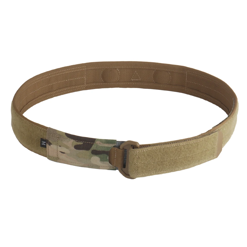 Cinturón de batalla estilo camuflaje cinturón táctico MOLLE entrenamiento de caza al aire libre cinturón interior exterior doble con sistema de localización magnética - imagen 4