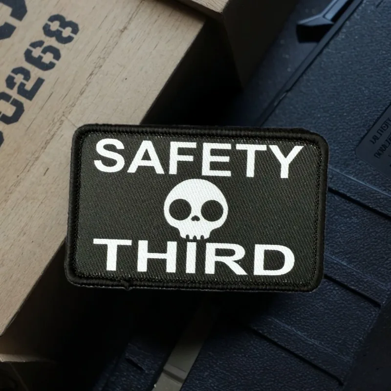 Parche táctico de SEGURIDAD, insignia de moral impresa, parche militar con gancho y bucle para mochilas militares, chaquetas y ropa - imagen 2