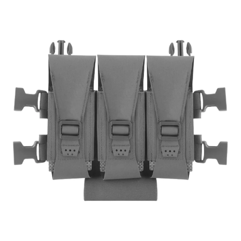 Bolsa triple multifuncional para revistas 5,56, panel para colgar en el pecho, bolsa de expansión para chaleco - imagen 3