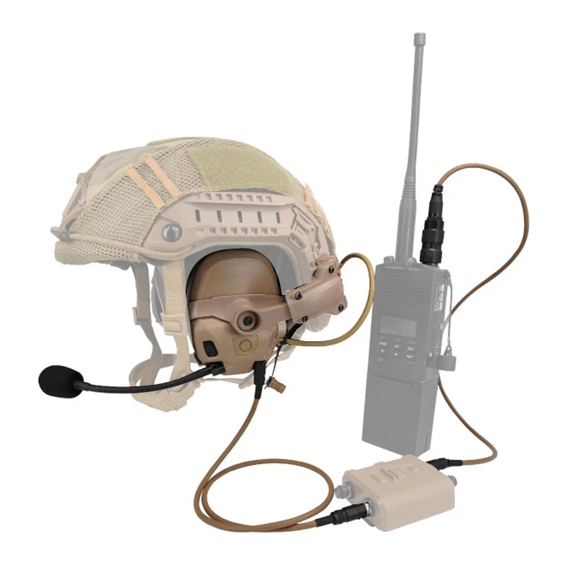 FMA AMP auriculares PTT comunicación KN6 U174/U Cable de 6 pines para BF UV-9R HP780 PD680 X1P PD780 PD980 MTP XTS KN QS K conector - imagen 2