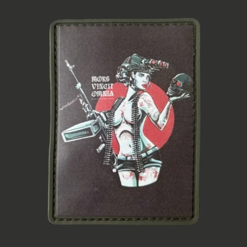 Parche táctico de Chica de Anime, insignia de moral militar, gancho y bucle impreso de PVC, mochila, ropa, accesorios decorativos, pegatina, brazalete - imagen 2