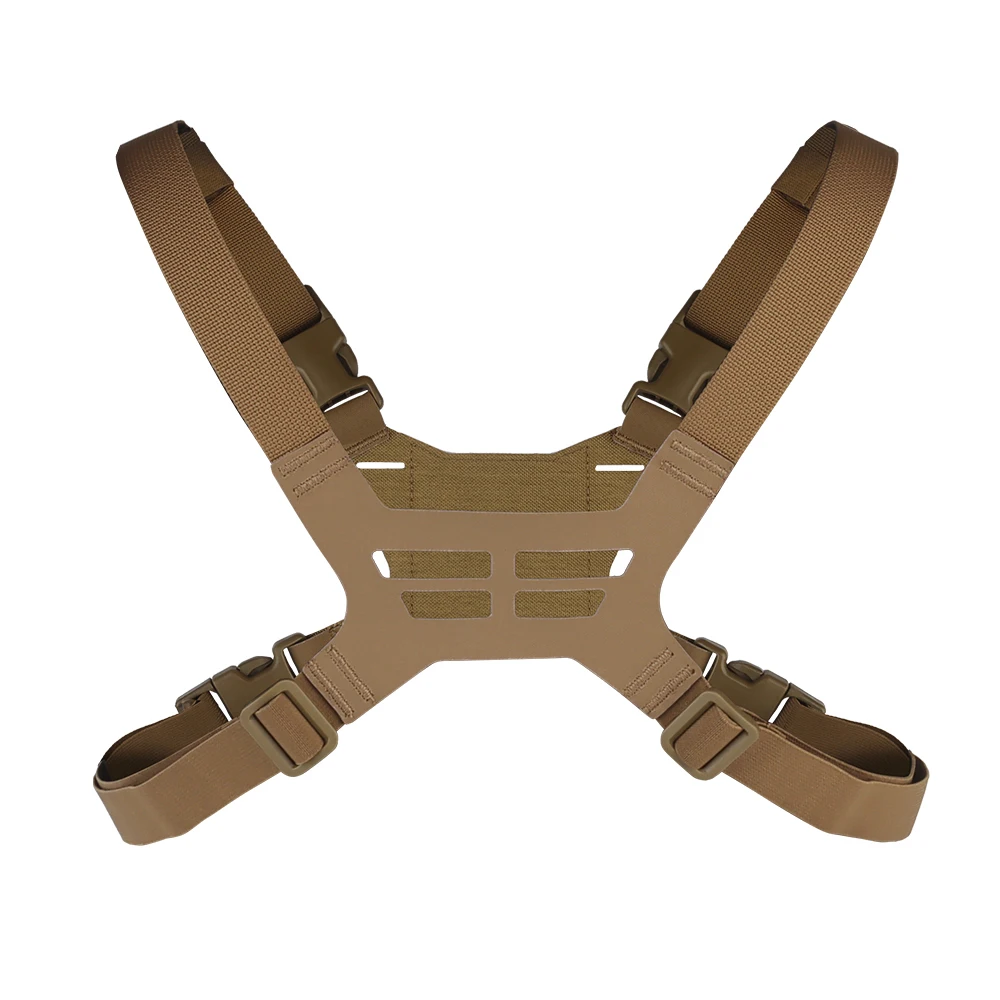 Navegador táctico Flip Lite arnés, aparejo de pecho, soporte frontal, ranura de nailon, corte láser, Paintball CS Wargame, caza - imagen 2