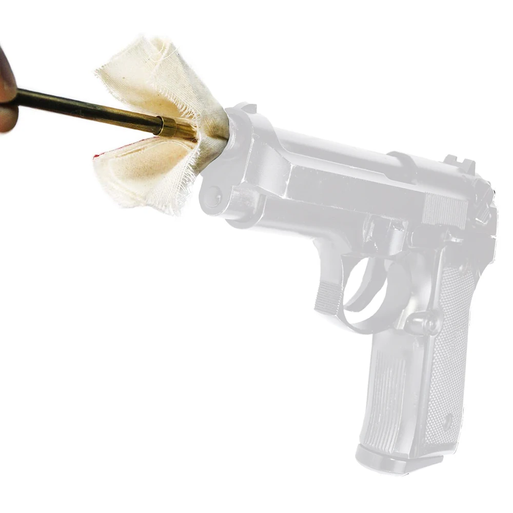 Paño de limpieza de pistola de 10M, parches de 5cm/10cm de ancho, paño de algodón de limpieza DIY para Rifle, pistola, escopeta, Kit de limpieza de pistola de caza - imagen 5