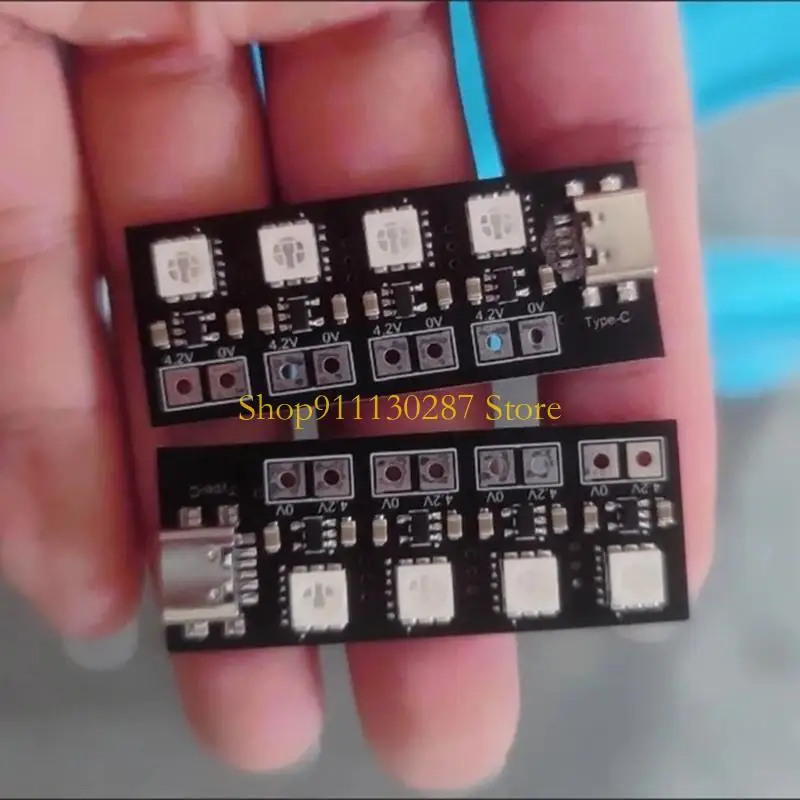 Módulo carga batería J1HC 0.5A 4.2V Diseño liviano Múltiples protecciones seguridad Compatibilidad con varios - imagen 2