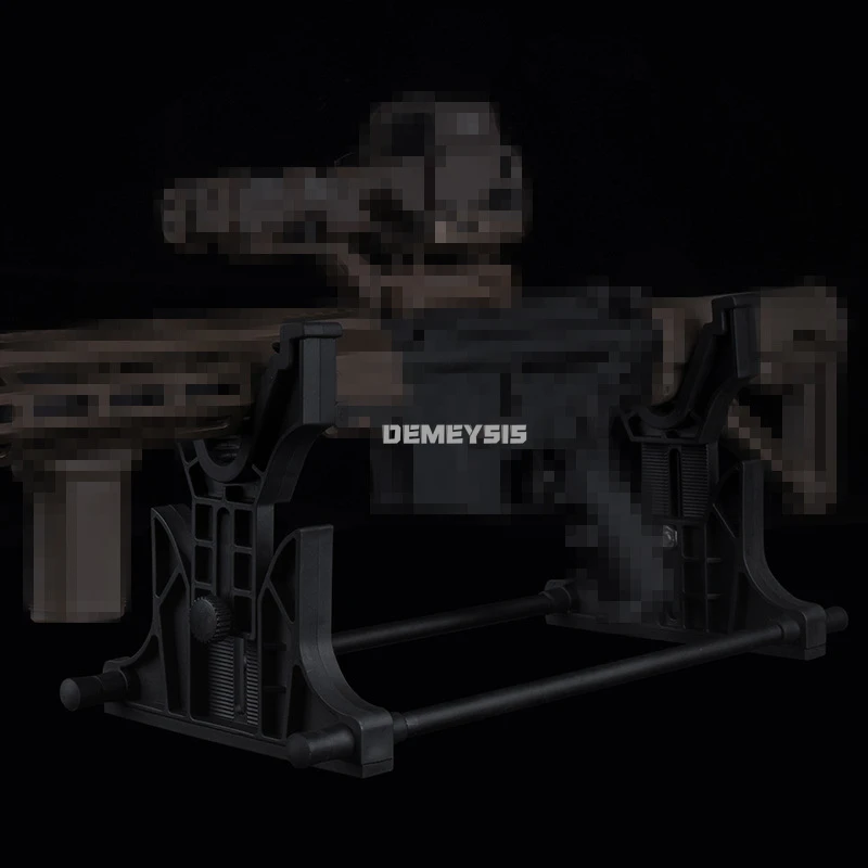 Soporte de exhibición de doble propósito para Rifles de caza, accesorios decorativos, soporte de almacenamiento seguro, equipo táctico, soporte para colgar en la pared - imagen 4