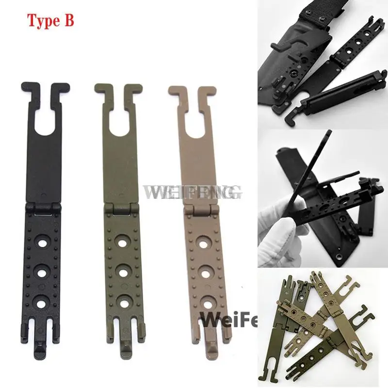 Clip Molle Kydex para cintura, funda para MOLLE-LOK, funda para cargador, abrazadera trasera, equipo de caza, 1 par - imagen 5