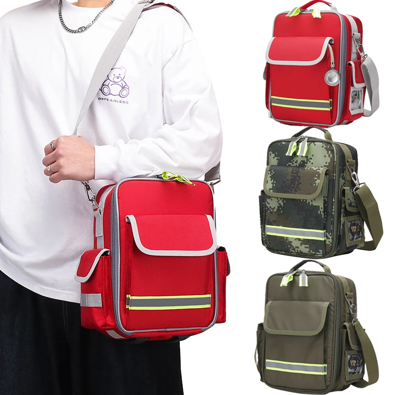 Bolsa médica vacía de rescate ignífuga, impermeable, gran capacidad, Kit de emergencia para alivio de inundaciones, mochila de Escape, botiquín de primeros auxilios para el hogar - imagen 2