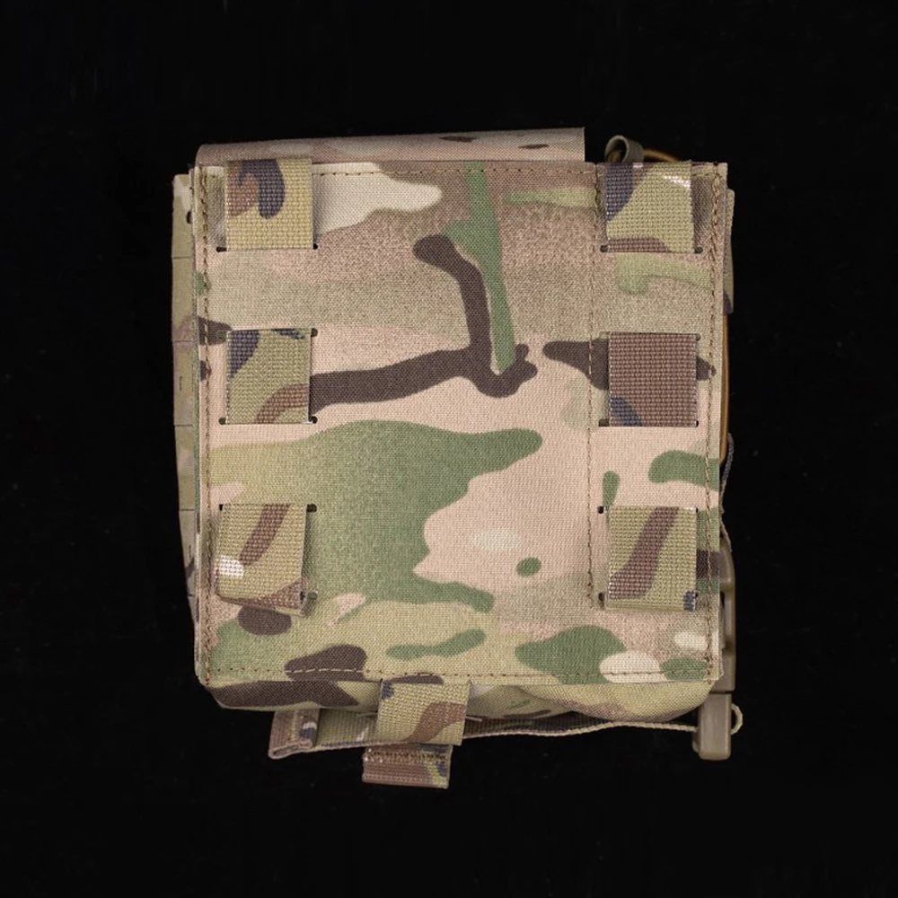 Bolsa táctica Molle para chaleco de caza, grande para guardar walkie-talkie accesorio multifuncional, aparejo para el pecho, almacenamiento para revistas GP - imagen 4