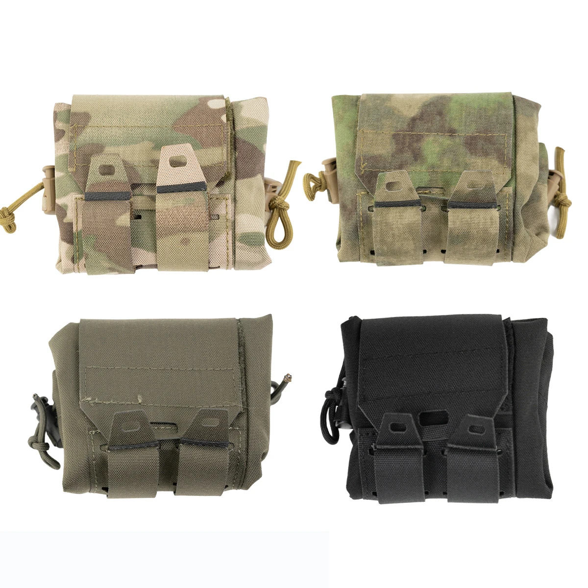 Mini bolsa de reciclaje plegable con sello de cintura, bolsa de almacenamiento para revistas Molle - imagen 4