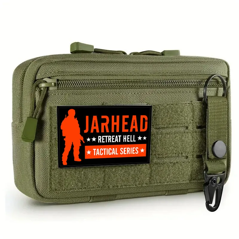 Bolsa táctica Molle con corte láser 1000D, bolsa administradora compacta resistente al agua para mochila, chaleco, cinturón de servicio, accesorio de caza - imagen 4