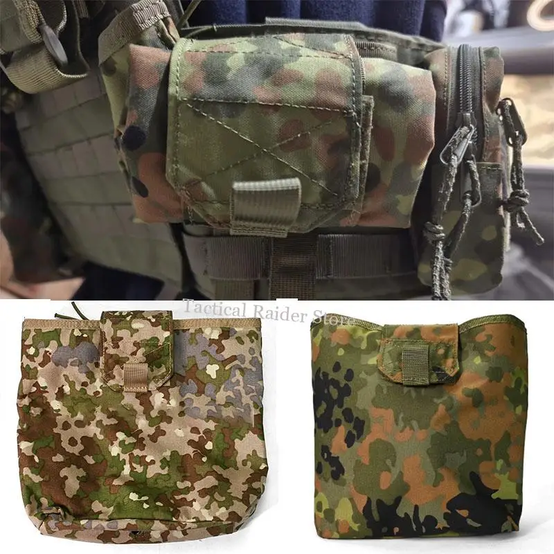 Bolsa táctica MOLLE impermeable plegable 500D nailon multiusos