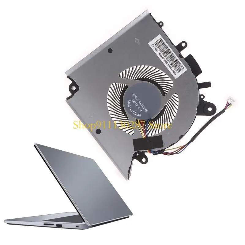 J1HC para MSI GF66 GF76 11SC 11UC Ventilador enfriamiento computadora portátil 5V 4PIN Radiador - imagen 2