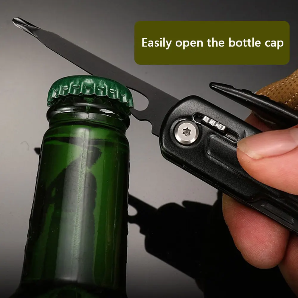 Martillo pequeño para acampar al aire libre, combinación multifuncional de acero de alto carbono para el hogar y la ventana del coche - imagen 2