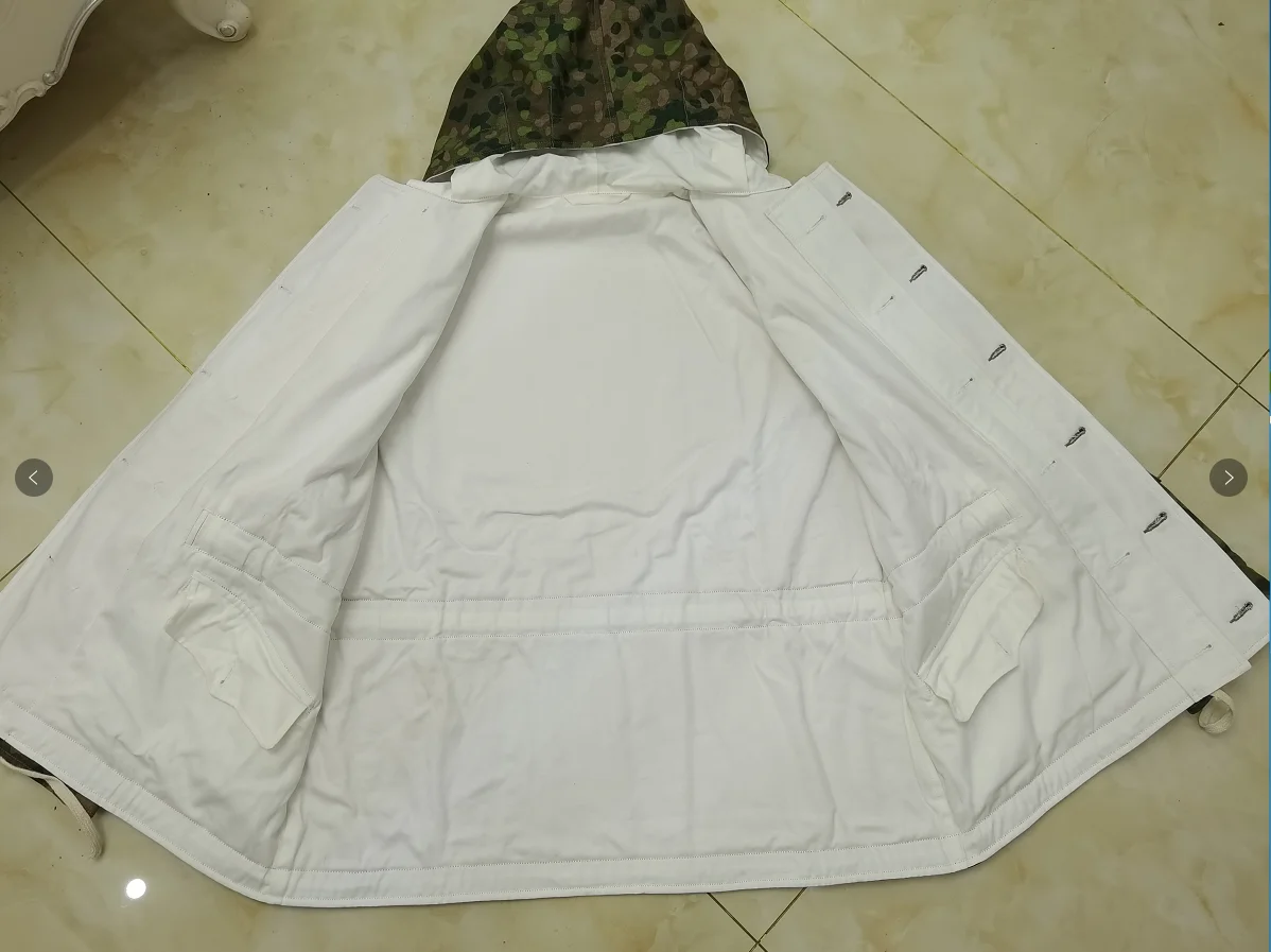 Abrigo de algodón de camuflaje de guisante de élite alemana/abrigo de algodón de camuflaje de sombra de luz DOT44/abrigo de algodón de doble cara - imagen 3